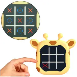 3in1 Tic Tac Toe elektroniskā atmiņas spēle ar žirafi 