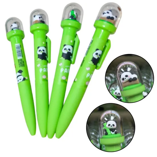 Gelinis rašiklis mėlynu rašalu, 0,5 mm Panda Pieštukai ir rašikliai