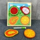 Puzzle Board 2in1 Wooden Educational Fruit Marker