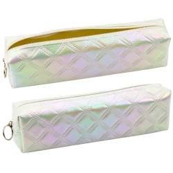 Perlamutra baltā zīmuļlieta 21 x 6 cm