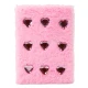 Rozā blociņš ar sirds līnijām, A5, 80 lappuses Piezīmjdatori