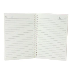 Tirkīza blociņš ar līniju un kaķa un vienradža motīvu, A5, 60 lapas