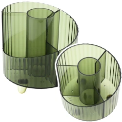 Zaļš kancelejas piederumu organizators