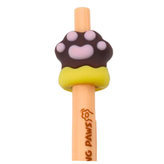 Gelinis rašiklis, mėlynos spalvos rašalas, 15 cm, 0,5 mm Cat's Paw Pieštukai ir rašikliai