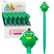 Gēla pildspalva ar zilu tinti, 17 cm, 0,5 mm Green Creature