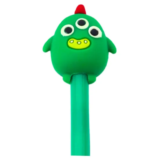 Gēla pildspalva ar zilu tinti, 17 cm, 0,5 mm Green Creature Zīmuļi un pildspalvas
