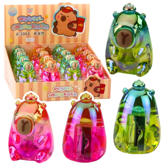 Zīmuļu asināmais Capybara Griezēji un dzēšgumijas