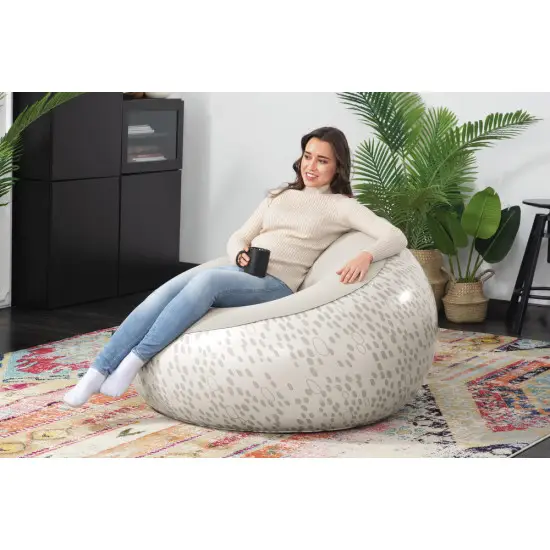 Piepūšama krēsla, pelēka, „Bestway“ 75052