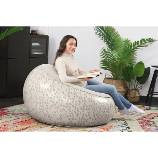 Piepūšama krēsla, pelēka, „Bestway“ 75052