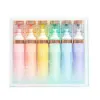 Highlighter Set Pastel Gold Color Elements 6 Pcs Kancelejas preces