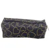 Melns penālis ar vienu nodalījumu Golden Hearts 20 x 8 cm Vimpeļi
