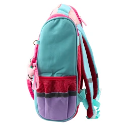 Skolas mugursoma ar putnu piekariņu, Balta, kaķis 21 l