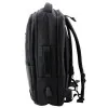 Melna mugursoma ar USB 26 l, 45 cm Mugursomas