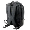 Melna mugursoma ar USB un klēpjdatora kabatu 16 l, 45 cm Mugursomas