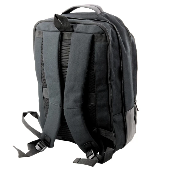 Melna mugursoma ar USB un klēpjdatora kabatu 16 l, 45 cm Mugursomas