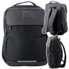 Melna mugursoma ar USB un klēpjdatora kabatu 16 l, 45 cm Mugursomas