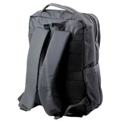 Melna mugursoma ar USB un klēpjdatora kabatu 16 l, 45 cm
