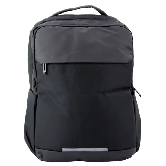 Melna mugursoma ar USB un klēpjdatora kabatu 16 l, 45 cm Mugursomas