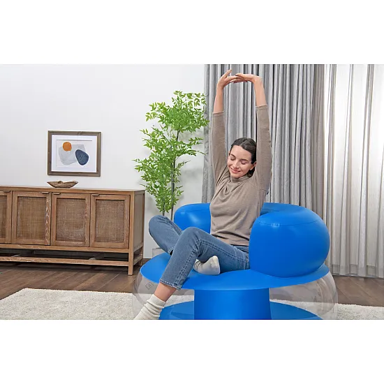 Pripučiama mėlyna kėdė/fotelis 112 x 112 x 70 cm Bestway 75138