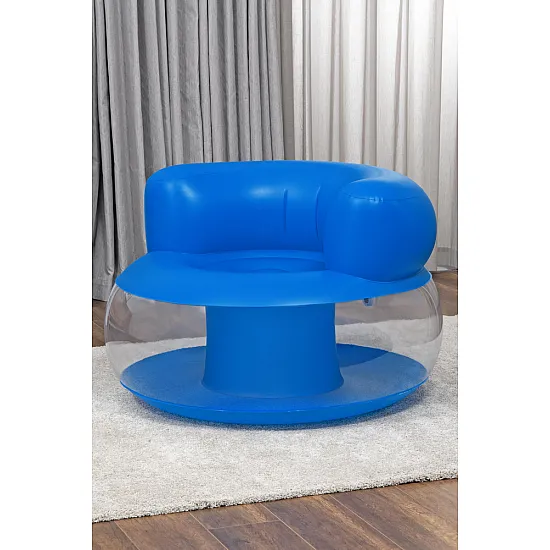 Pripučiama mėlyna kėdė/fotelis 112 x 112 x 70 cm Bestway 75138