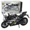 Sports Motorcycle Metal Lights Sounds Black 250 SR 1:12