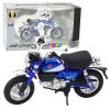 Retro klasisks zils metāla motocikls