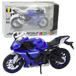 Sporta zils metāla motocikls
