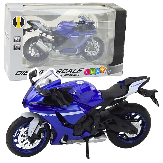 Sporta zils metāla motocikls