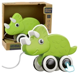 Zaļš vilkšanas dinozaurs 