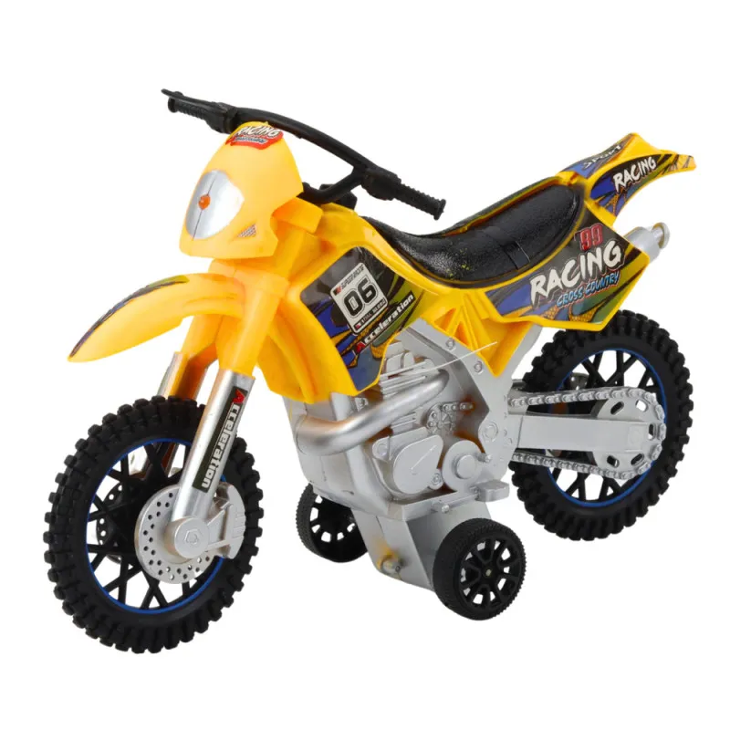 OFF-ROAD krusts dzeltens motocikls