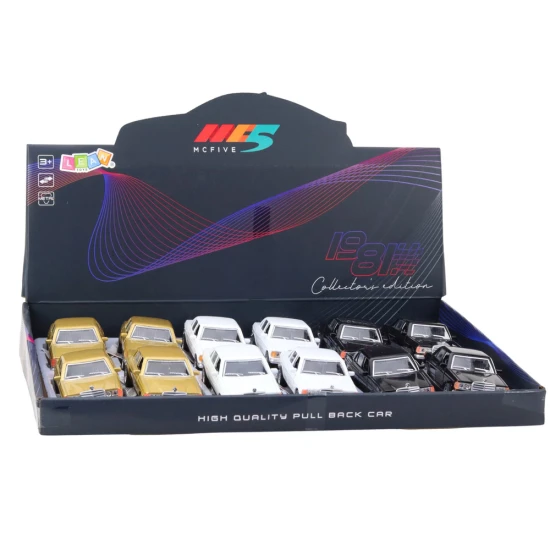 Classic Car Metal Motorized Lights Sounds Opening Doors Mix