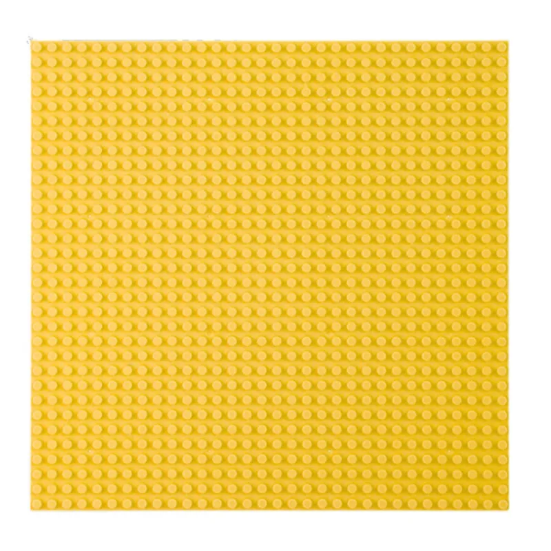 Būvkonstrukciju dēlis klucīšiem dzeltens 40x40cm