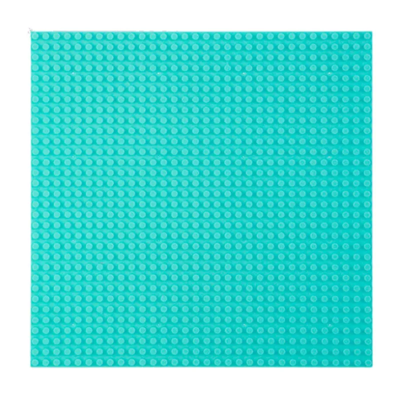 Būvkonstrukciju dēlis klucīšiem gaiši zils 40x40cm