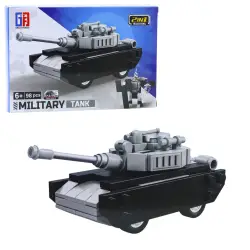 2-in-1 Celtniecības ķieģeļi Militārie transportlīdzekļi Transporta robots
