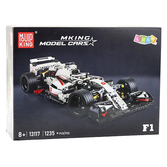 Bloki F1 sacīkšu auto balti un sarkani 1235 gab. Konstruktoriši