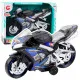 Melns un zils motocikls