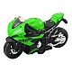 Sporta motocikls ar gaismām un skaņām