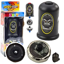 Flying Disc Gorilla Black Spinner Launcher komplekts
