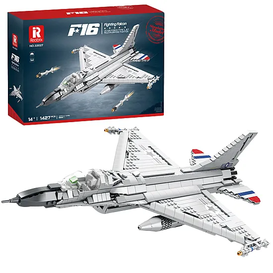 F-16 Fighting Falcon konstravimo rinkinys 1427vnt. Konstruktoriai