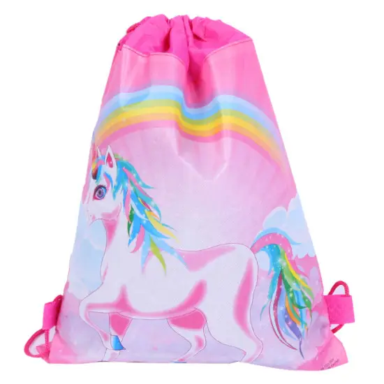 Skolas soma Rainbow Unicorn, rozā, 35x27 cm Mugursomas