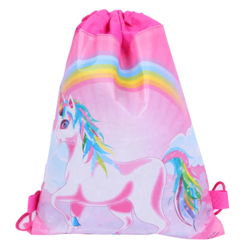 Skolas soma Rainbow Unicorn, rozā, 35x27 cm Mugursomas
