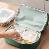 Zaļa vēlās brokastis soma ar regulējamu siksnu, 27 cm Mugursomas