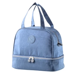 Zila brunču soma ar regulējamu siksnu 27 cm