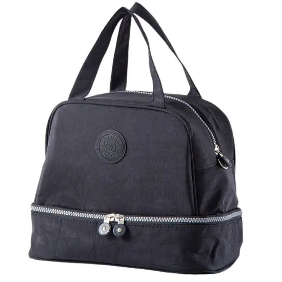 Melna brunch soma ar regulējamu siksnu 27 cm Mugursomas