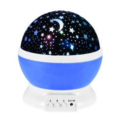 360° rotējošs LED zvaigžņu projektors