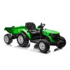 HC-306 Battery Operated Tractor With Trailer Light Green 24V Elektriskās mašīnas bērniem