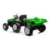 HC-306 Battery Operated Tractor With Trailer Light Green 24V Elektriskās mašīnas bērniem