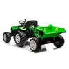 HC-306 Battery Operated Tractor With Trailer Light Green 24V Elektriskās mašīnas bērniem