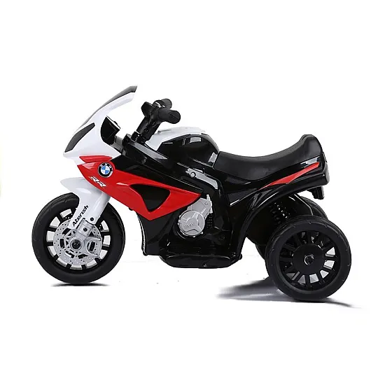 BMW red motorcycle