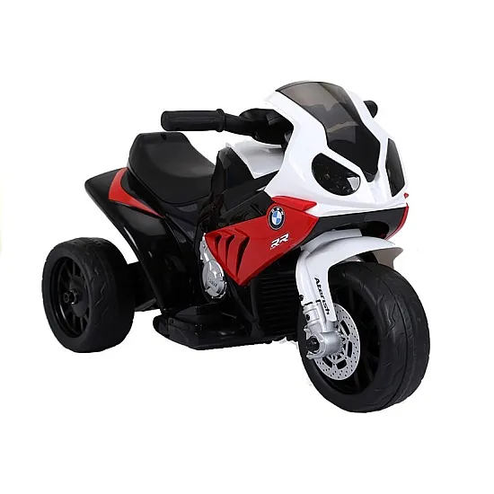 BMW red motorcycle